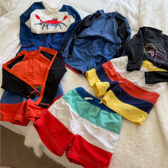 Hanna Andersson Other - Kids Colorblock Swim Shorts - Multi Color